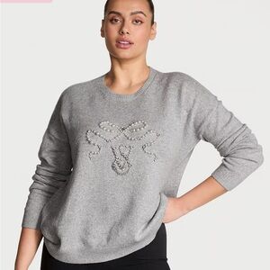Victoria’s Secret Embellished Crewneck Sweater Large
